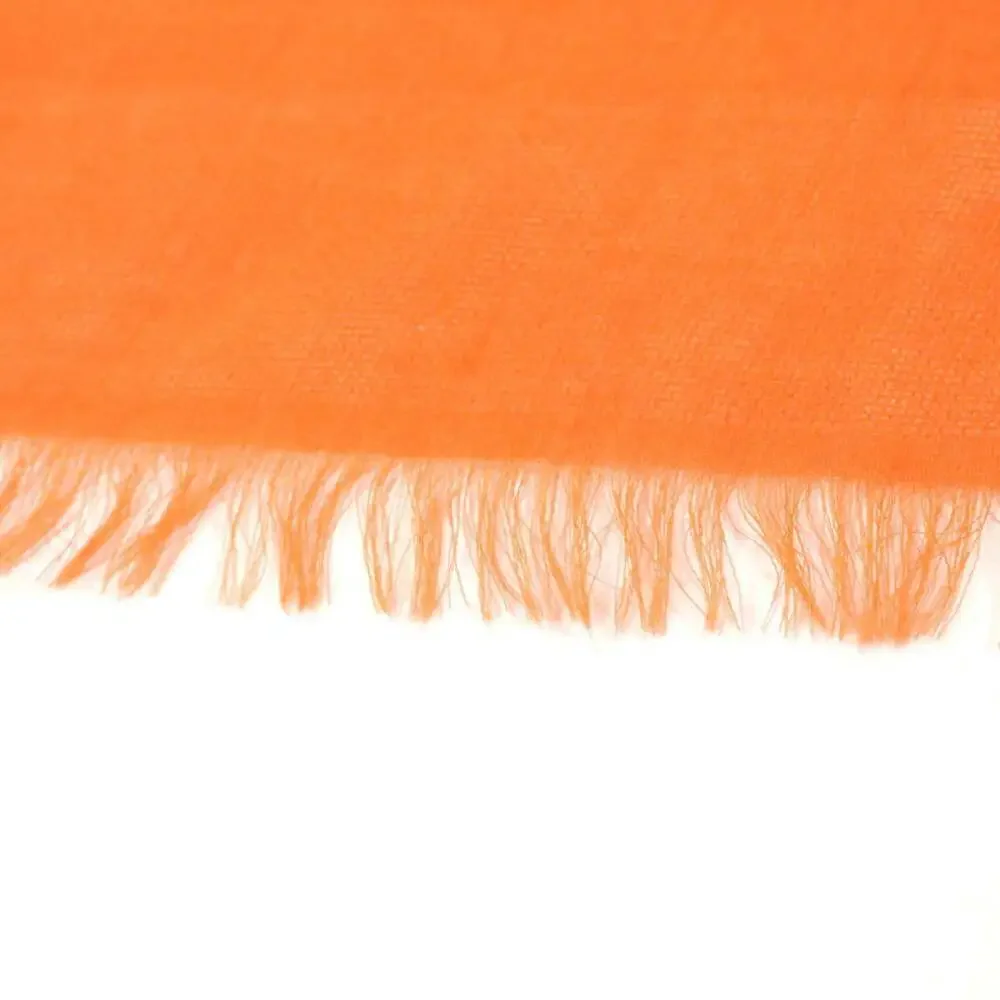 HERMES Orange Silk Scarf